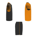 Noir uni - Orange - Side - Roly - Set de sport JUVE - Adulte