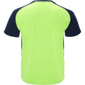 Vert fluo - Bleu marine - Back - Roly - T-shirt BUGATTI - Enfant