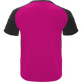 Fuchsia - Noir uni - Back - Roly - T-shirt BUGATTI - Enfant