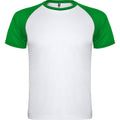 Vert sombre - Blanc - Front - Roly - T-shirt INDIANAPOLIS - Enfant