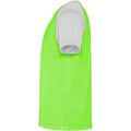 Blanc - Vert fluo - Lifestyle - Roly - T-shirt INDIANAPOLIS - Enfant