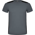 Anthracite - Noir uni - Front - Roly - T-shirt DETROIT - Adulte