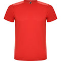 Rouge - Front - Roly - T-shirt DETROIT - Adulte