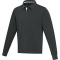 Noir uni - Side - Elevate - Polo sweat CLYDE - Adulte