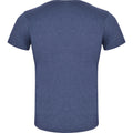 Bleu denim - Back - Roly - T-shirt FOX - Homme