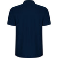 Bleu marine - Back - Roly - Polo PEGASO PREMIUM - Homme