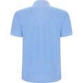 Bleu ciel - Back - Roly - Polo PEGASO PREMIUM - Homme