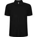 Noir uni - Front - Roly - Polo PEGASO PREMIUM - Homme