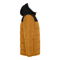 Jaune curry - Noir uni - Side - Roly - Veste isolée TALLIN - Adulte