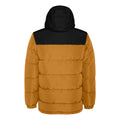 Jaune curry - Noir uni - Back - Roly - Veste isolée TALLIN - Enfant