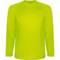 Jaune fluo - Front - Roly - T-shirt MONTECARLO - Enfant