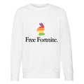 Blanc - Front - Fortnite - Sweat - Fille