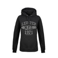 Noir - Front - Led Zeppelin - Sweat à capuche LZ COLLEGE - Femme