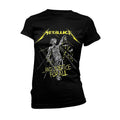 Noir - Front - Metallica - T-shirt AND JUSTICE FOR ALL - Femme