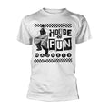 Blanc - Front - Madness - T-shirt HOUSE OF FUN - Adulte