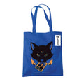 Bleu - Front - Tobe Fonseca - Tote bag CAT TAROT DEATH