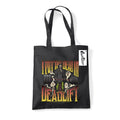 Noir - Front - Letter Shoppe - Tote bag PUT THE DEAD IN DEADLIFT