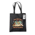 Noir - Bleu - Orange - Front - Letter Shoppe - Tote bag NEED BETTER SNACKS