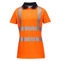 Orange - Noir - Front - Portwest - Polo - Femme