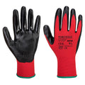 Rouge - Noir - Front - Portwest - Gants adhérents A310 FLEXO - Adulte