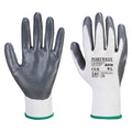 Gris - Blanc - Front - Portwest - Gants adhérents A310 FLEXO - Adulte