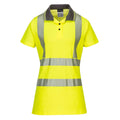 Jaune - Gris - Front - Portwest - Polo PRO - Femme