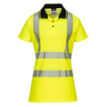 Jaune - Noir - Front - Portwest - Polo PRO - Femme