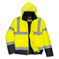 Jaune - Bleu marine - Front - Portwest - Blouson d'aviateur - Homme