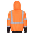 Orange - Noir - Back - Portwest - Veste à capuche - Homme