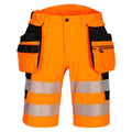 Orange - Noir - Front - Portwest - Short DX4 - Adulte