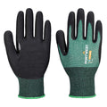 Vert - Noir - Back - Portwest - Gants de sécurité AP15 - SG CUT B18 - Adulte