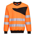 Orange - Noir - Front - Portwest - Sweat PW2 - Homme