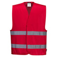 Rouge - Front - Portwest - Gilet haute visibilité IONA - Adulte