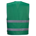 Vert bouteille - Back - Portwest - Gilet haute visibilité IONA - Adulte