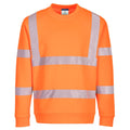 Orange - Front - Portwest - Sweat - Homme