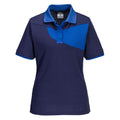 Bleu marine - Bleu roi - Front - Portwest - Polo PW2 - Femme