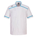 Blanc - Turquoise - Front - Portwest - Tunique de travail MEDICAL - Homme