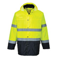 Jaune - Bleu marine - Front - Portwest - Veste de signalisation - Homme