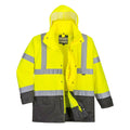 Jaune - Gris - Front - Portwest - Veste EXECUTIVE - Homme