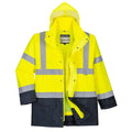 Jaune - Bleu marine - Front - Portwest - Veste EXECUTIVE - Homme