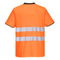 Orange - Noir - Back - Portwest - T-shirt PW2 - Homme