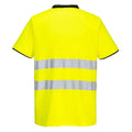 Jaune - Noir - Back - Portwest - T-shirt PW2 - Homme