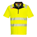 Jaune - Noir - Front - Portwest - Polo DX4 - Homme