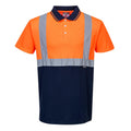 Orange - Bleu marine - Front - Portwest - Polo - Homme