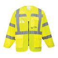 Jaune - Front - Portwest - Veste EXECUTIVE - Homme