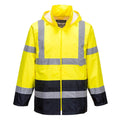 Jaune - Bleu marine - Front - Portwest - Veste de travail H443 - Homme