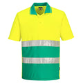 Jaune - Bleu sarcelle - Front - Portwest - Polo - Homme