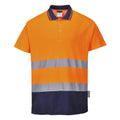 Orange - Bleu marine - Front - Portwest - Polo - Homme