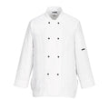 Blanc - Front - Portwest - Veste de cuisinier RACHEL - Femme