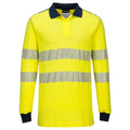 Jaune - Bleu marine - Front - Portwest - Polo PW3 - Homme